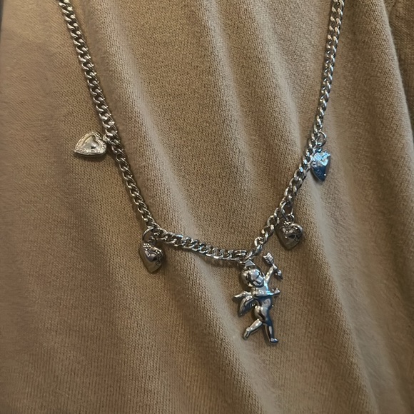 Cupid's Spell Charm Necklace (NWOT) - Picture 4 of 4